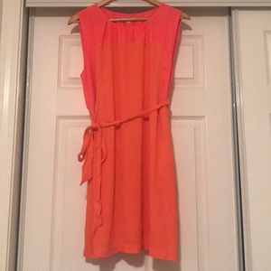 Orange and Pink Madewell Dress